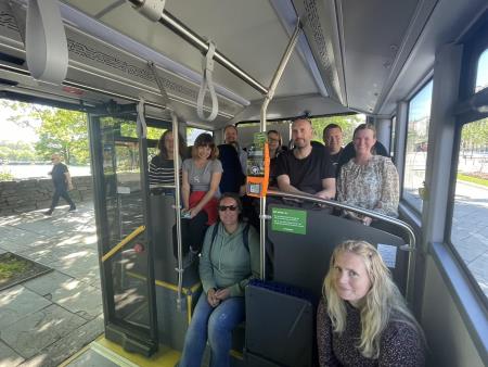 vožnja z avtonomnim avtobusom, Stavanger